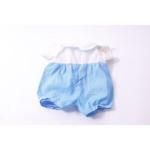 Cabbage Patch Kids, Doll Jumpsuit, White Blue, Doll Clothing, ~ 250604-WH 213